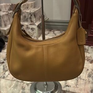 Coach Tan Leather Hobo Bag